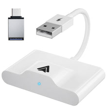 Load image into Gallery viewer, THT-020-3+ USB + USB-C / Type-C Wired to Wireless Carplay Adapter for Android Smartphone, THT-020-3+