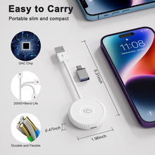 Load image into Gallery viewer, THT-020-6 USB + USB-C / Type-C Carplay Mirror Adapter for iPhone, THT-020-6