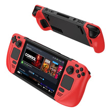 Load image into Gallery viewer, GKK For Steam Deck Color Contrast Anti-fall Game Console Case, GKK Case(Black), GKK Case(Red), GKK Case(Blue)