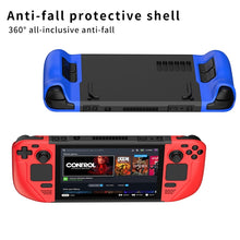 Load image into Gallery viewer, GKK For Steam Deck Color Contrast Anti-fall Game Console Case, GKK Case(Black), GKK Case(Red), GKK Case(Blue)