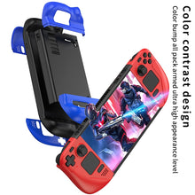 Load image into Gallery viewer, GKK For Steam Deck Color Contrast Anti-fall Game Console Case, GKK Case(Black), GKK Case(Red), GKK Case(Blue)