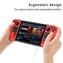 Load image into Gallery viewer, GKK For Steam Deck Color Contrast Anti-fall Game Console Case, GKK Case(Black), GKK Case(Red), GKK Case(Blue)