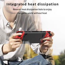 Load image into Gallery viewer, GKK For Steam Deck Color Contrast Anti-fall Game Console Case, GKK Case(Black), GKK Case(Red), GKK Case(Blue)