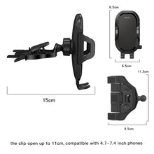 Load image into Gallery viewer, Yesido C84 360 Degree Rotating CD Port Car Phone Holder, C84
