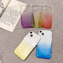 Load image into Gallery viewer, Gradient Electroplated Button Space Pone Case, For iPhone 11