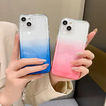 Load image into Gallery viewer, Gradient Electroplated Button Space Pone Case, For iPhone 11
