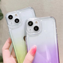 Load image into Gallery viewer, Gradient Electroplated Button Space Pone Case, For iPhone 11