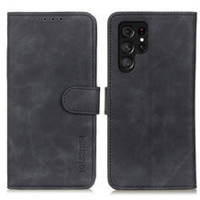 Load image into Gallery viewer, KHAZNEH Retro Texture Horizontal Flip Leather Phone Case