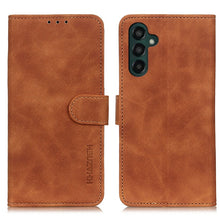 Load image into Gallery viewer, KHAZNEH Retro Texture Horizontal Flip Leather Phone Case, For Samsung Galaxy Xcover7, For Samsung Galaxy A05 4G, For Samsung Galaxy A35 5G, For Samsung Galaxy M34 5G, For Samsung Galaxy M54 5G, For Samsung Galaxy A55 5G, For Samsung Galaxy S23 FE 5G   ...