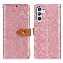 Load image into Gallery viewer, European Floral Embossed Leather Phone Case