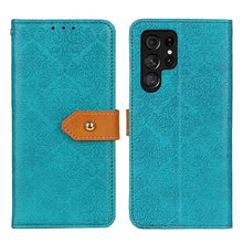 Load image into Gallery viewer, European Floral Embossed Leather Phone Case