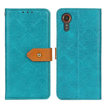 Load image into Gallery viewer, European Floral Embossed Leather Phone Case