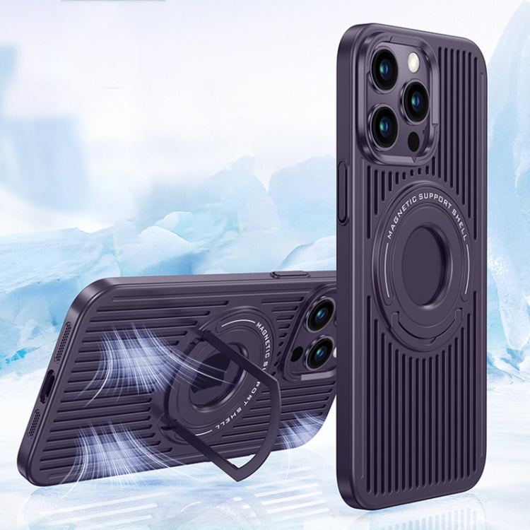 Cooling MagSafe Magnetic Ring Holder Phone Case