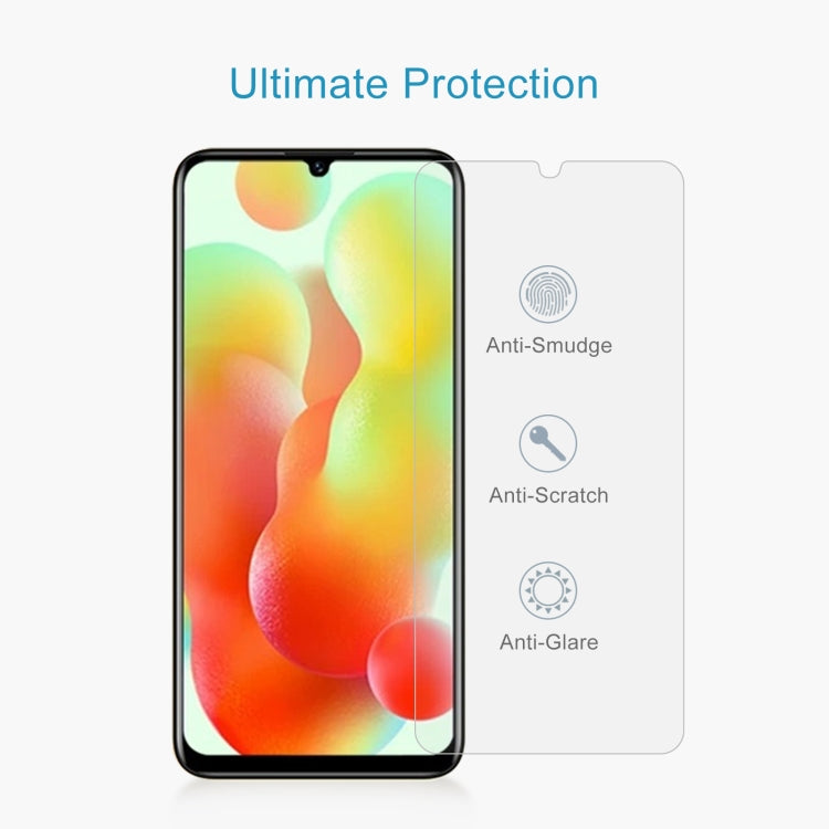 10pcs 0.26mm 9H 2.5D Tempered Glass Film, For OUKITEL C33, For OUKITEL C32 (10 PCS)