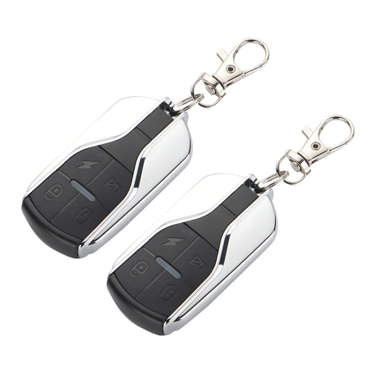 2pcs For Maserati Four-button Anti-theft Alarm Wireless Key Remote Control, 315MHz Copy Code, 315MHz Learning Code, 433MHz Copy Code, 433MHz Learning Code