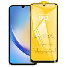 Load image into Gallery viewer, 9D Full Glue Full Screen Tempered Glass Film, For Samsung Galaxy A14 4G(1pc), For Samsung Galaxy A14 5G(1pc), For Samsung Galaxy A24 4G(1pc), For Samsung Galaxy A24 5G(1pc), For Samsung Galaxy A34 5G(1pc)