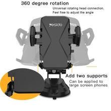 Load image into Gallery viewer, Yesido C40 Car Foldable 360 Degree Rotation Automatic Clip Phone Holder, C40