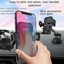 Load image into Gallery viewer, Yesido C40 Car Foldable 360 Degree Rotation Automatic Clip Phone Holder, C40