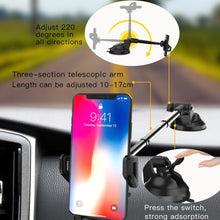 Load image into Gallery viewer, Yesido C40 Car Foldable 360 Degree Rotation Automatic Clip Phone Holder, C40