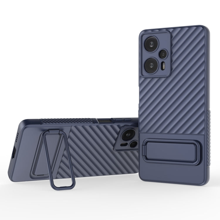 Wavy Texture TPU Phone Case with Lens Film, For Xiaomi Redmi Note 11, For Xiaomi Poco F5, For Xiaomi Redmi Note 11S, For Xiaomi Redmi Note 12 Turbo