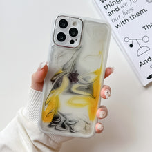 Load image into Gallery viewer, Oil Painting Electroplating TPU Phone Case