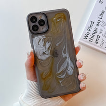 Load image into Gallery viewer, Oil Painting Electroplating TPU Phone Case