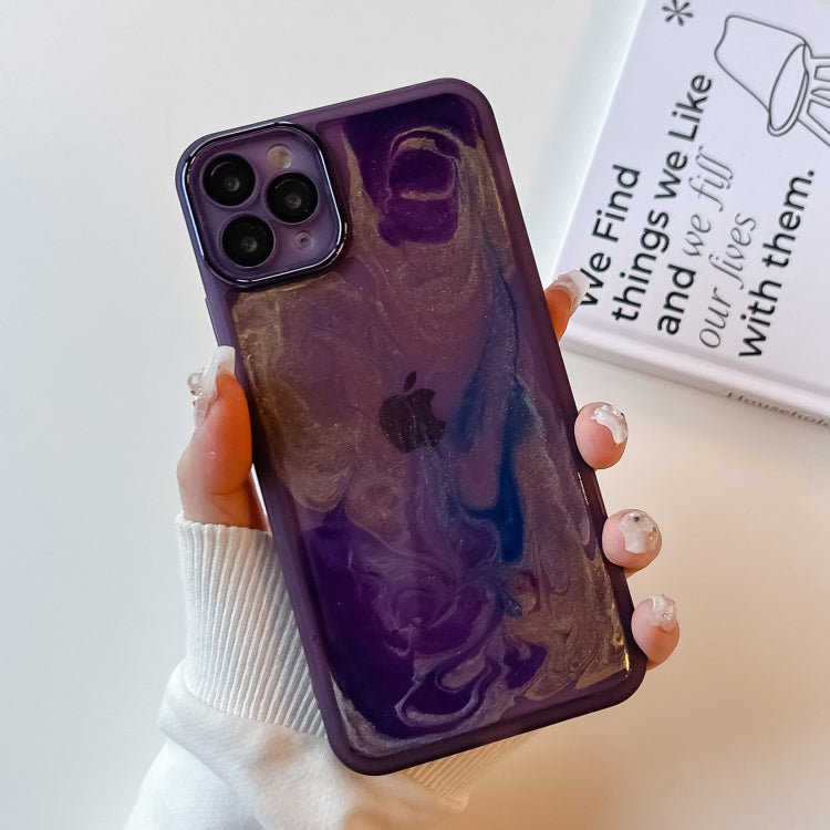 Oil Painting Electroplating TPU Phone Case