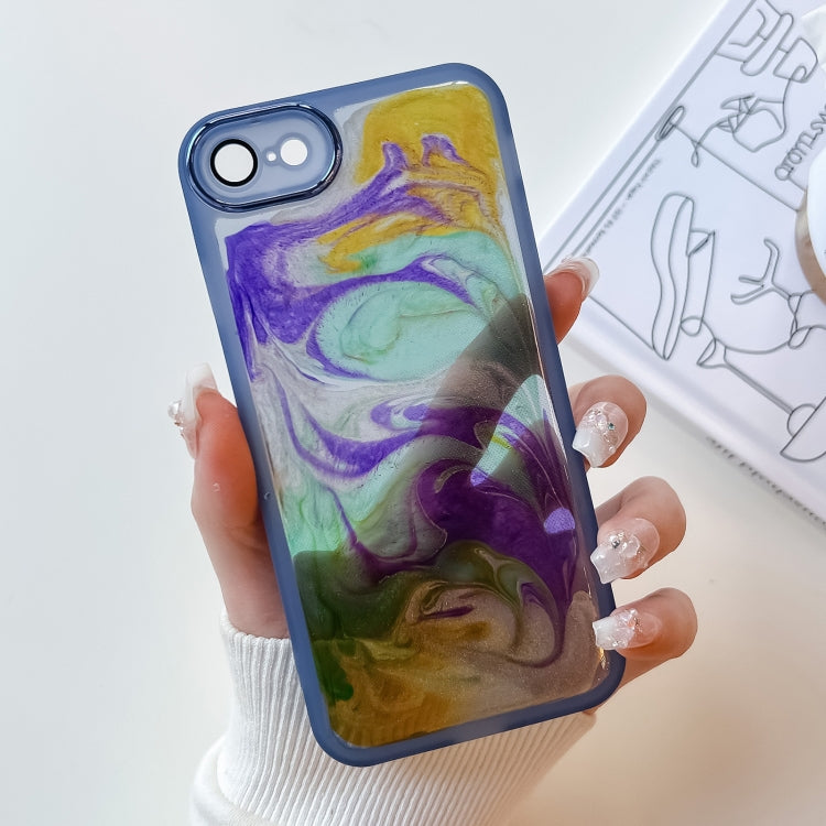 Oil Painting Electroplating TPU Phone Case