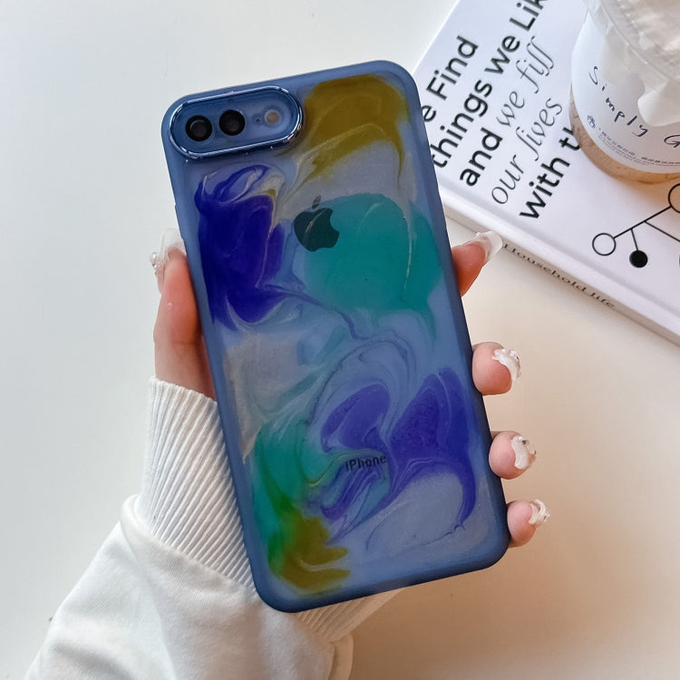 Oil Painting Electroplating TPU Phone Case