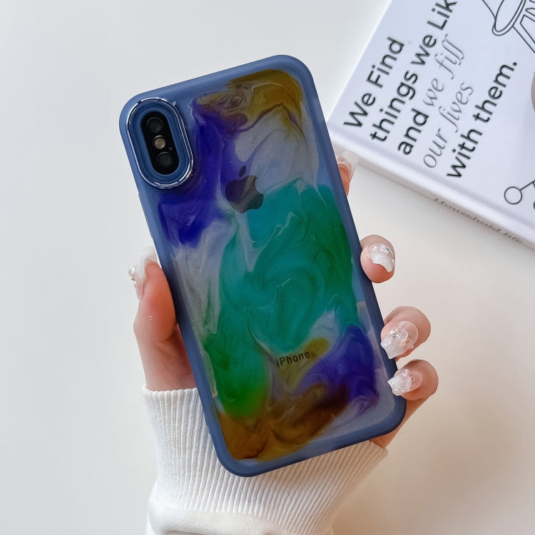 Oil Painting Electroplating TPU Phone Case