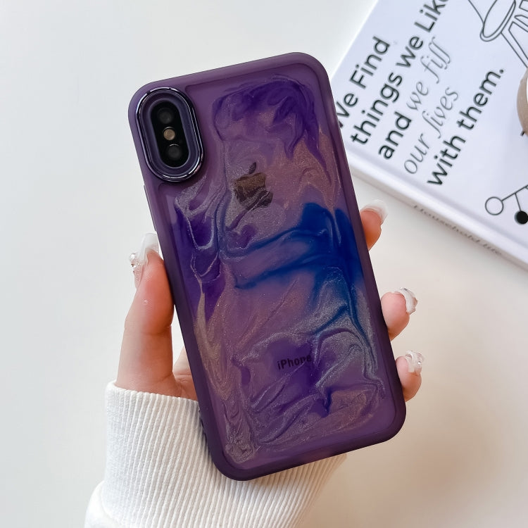 Oil Painting Electroplating TPU Phone Case