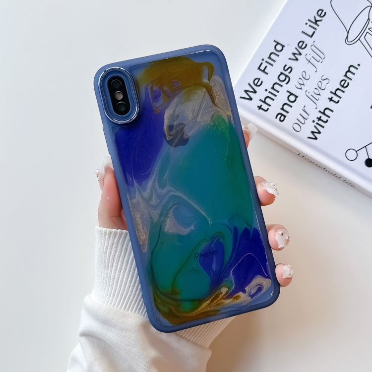 Oil Painting Electroplating TPU Phone Case
