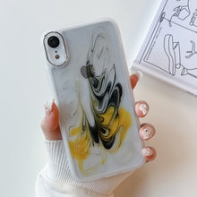 Load image into Gallery viewer, Oil Painting Electroplating TPU Phone Case