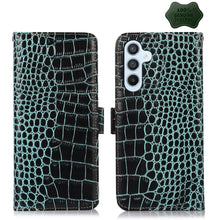 Load image into Gallery viewer, Crocodile Top Layer Cowhide Leather Phone Case, For Samsung Galaxy M54 5G, For Samsung Galaxy Xcover 7, For Samsung Galaxy A35 5G, For Samsung Galaxy M34 5G, For Samsung Galaxy S24 Ultra, For Samsung Galaxy A55 5G, For Samsung Galaxy S24+              ...