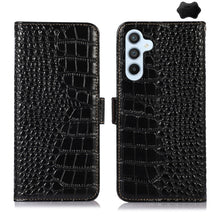Load image into Gallery viewer, Crocodile Top Layer Cowhide Leather Phone Case