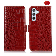 Load image into Gallery viewer, Crocodile Top Layer Cowhide Leather Phone Case