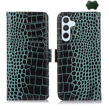 Load image into Gallery viewer, Crocodile Top Layer Cowhide Leather Phone Case