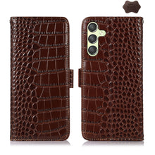 Load image into Gallery viewer, Crocodile Top Layer Cowhide Leather Phone Case