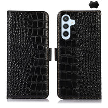 Load image into Gallery viewer, Crocodile Top Layer Cowhide Leather Phone Case, For Samsung Galaxy Xcover 7, For Samsung Galaxy M54 5G, For Samsung Galaxy A35 5G, For Samsung Galaxy M34 5G, For Samsung Galaxy S24 Ultra, For Samsung Galaxy A55 5G, For Samsung Galaxy S24+              ...