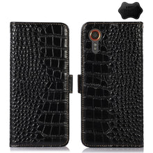 Load image into Gallery viewer, Crocodile Top Layer Cowhide Leather Phone Case