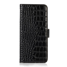 Crocodile Top Layer Cowhide Leather Phone Case, For Samsung Galaxy Xcover 7, For Samsung Galaxy M54 5G, For Samsung Galaxy A35 5G, For Samsung Galaxy M34 5G, For Samsung Galaxy S24 Ultra, For Samsung Galaxy A55 5G, For Samsung Galaxy S24+              ...