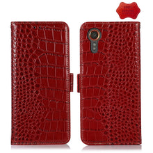 Load image into Gallery viewer, Crocodile Top Layer Cowhide Leather Phone Case