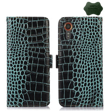 Load image into Gallery viewer, Crocodile Top Layer Cowhide Leather Phone Case