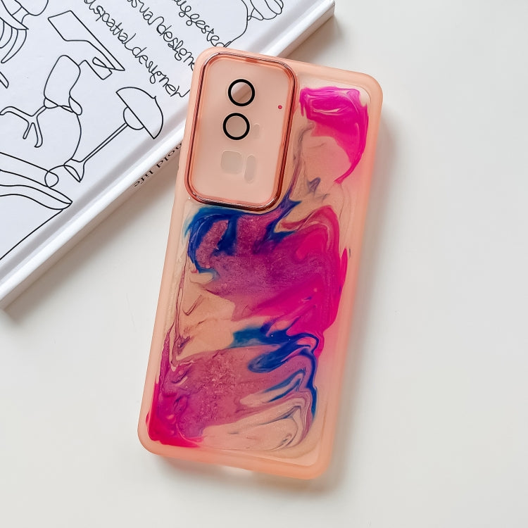 Oil Painting Electroplating TPU Phone Case, For Xiaomi Redmi K60, For Xiaomi Redmi K50, For Xiaomi Redmi K50 Ultra, For Xiaomi Redmi K40, For Xiaomi Redmi K40 Pro, For Xiaomi Redmi K40 Gaming