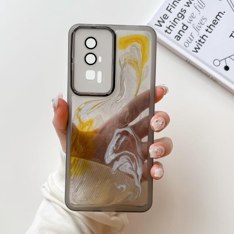Oil Painting Electroplating TPU Phone Case, For Xiaomi Redmi K60, For Xiaomi Redmi K50, For Xiaomi Redmi K50 Ultra, For Xiaomi Redmi K40, For Xiaomi Redmi K40 Pro, For Xiaomi Redmi K40 Gaming