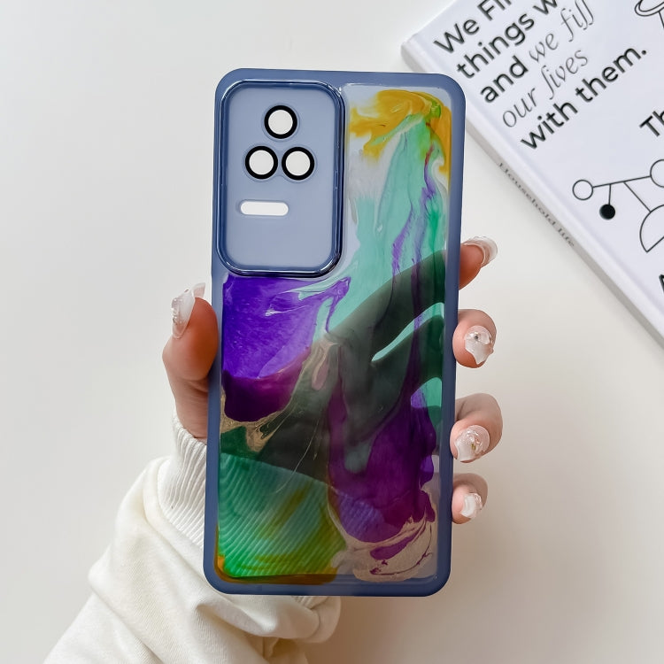 Oil Painting Electroplating TPU Phone Case, For Xiaomi Redmi K60, For Xiaomi Redmi K50, For Xiaomi Redmi K50 Ultra, For Xiaomi Redmi K40, For Xiaomi Redmi K40 Pro, For Xiaomi Redmi K40 Gaming