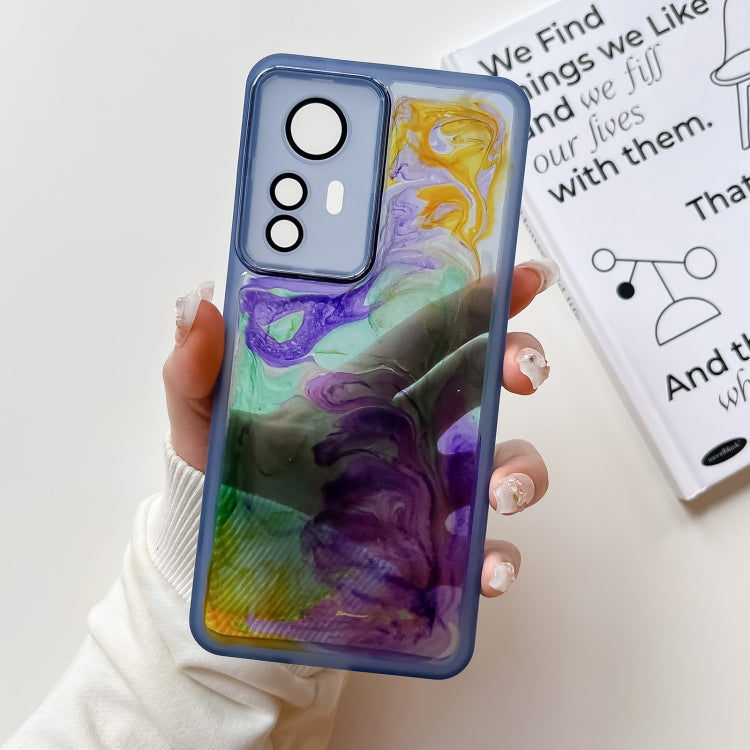 Oil Painting Electroplating TPU Phone Case, For Xiaomi Redmi K60, For Xiaomi Redmi K50, For Xiaomi Redmi K50 Ultra, For Xiaomi Redmi K40, For Xiaomi Redmi K40 Pro, For Xiaomi Redmi K40 Gaming