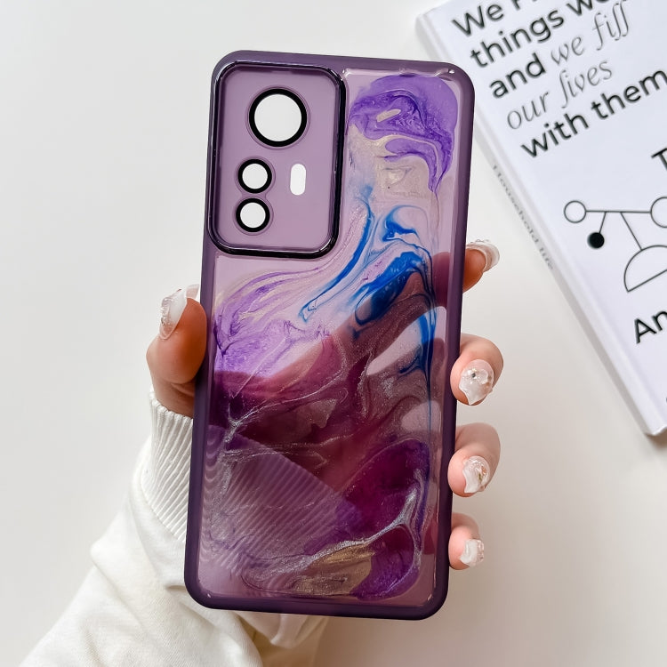 Oil Painting Electroplating TPU Phone Case, For Xiaomi Redmi K60, For Xiaomi Redmi K50, For Xiaomi Redmi K50 Ultra, For Xiaomi Redmi K40, For Xiaomi Redmi K40 Pro, For Xiaomi Redmi K40 Gaming