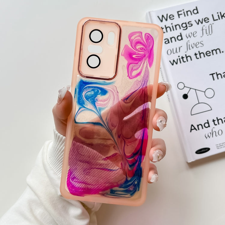 Oil Painting Electroplating TPU Phone Case, For Xiaomi Redmi K60, For Xiaomi Redmi K50, For Xiaomi Redmi K50 Ultra, For Xiaomi Redmi K40, For Xiaomi Redmi K40 Pro, For Xiaomi Redmi K40 Gaming