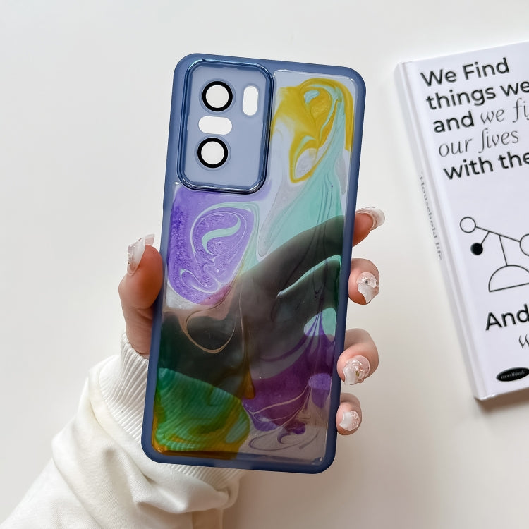 Oil Painting Electroplating TPU Phone Case, For Xiaomi Redmi K60, For Xiaomi Redmi K50, For Xiaomi Redmi K50 Ultra, For Xiaomi Redmi K40, For Xiaomi Redmi K40 Pro, For Xiaomi Redmi K40 Gaming